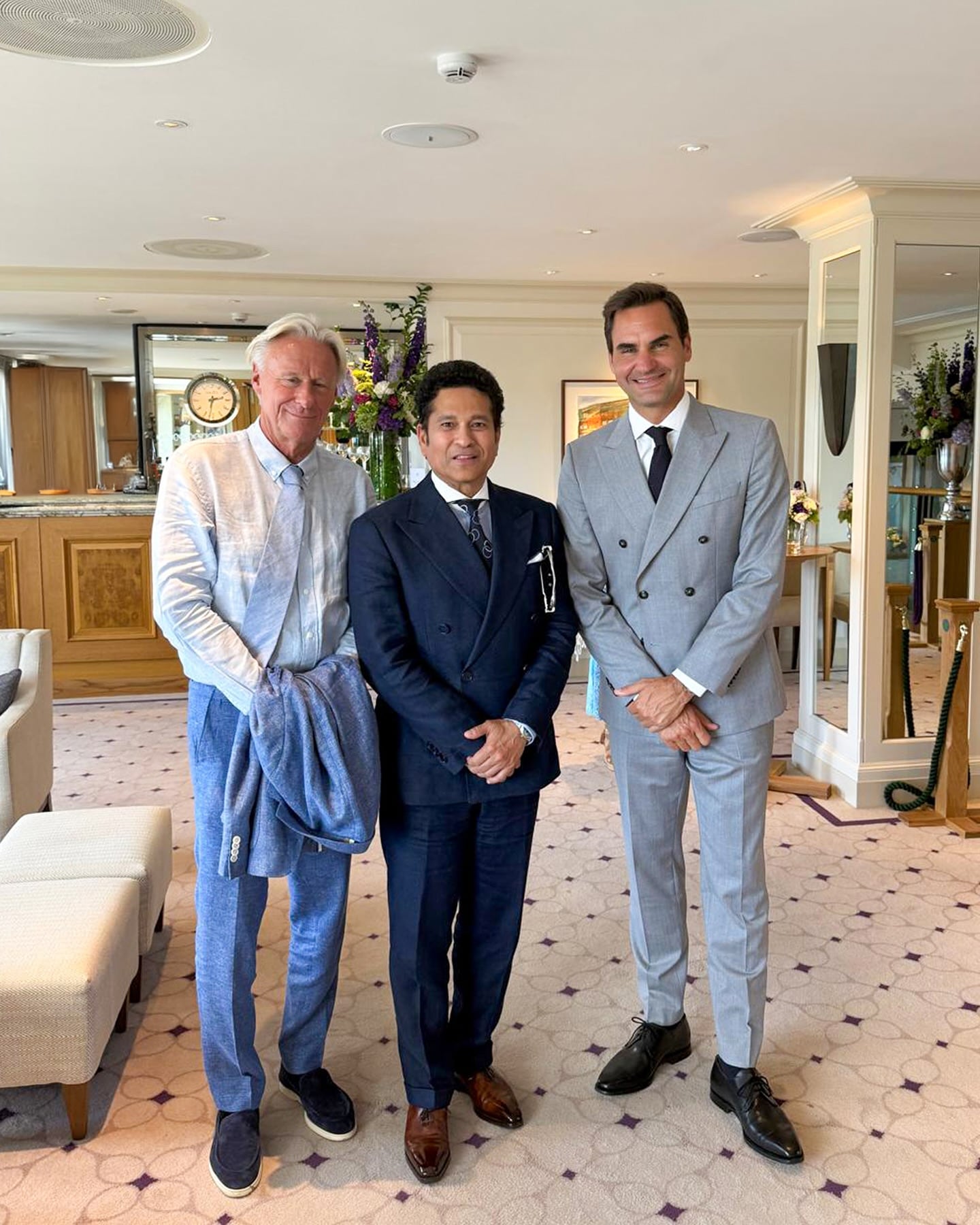 Sachin Tendulkar at Wimbledon 2025 Sachin Tendulkar at Wimbledon 2025