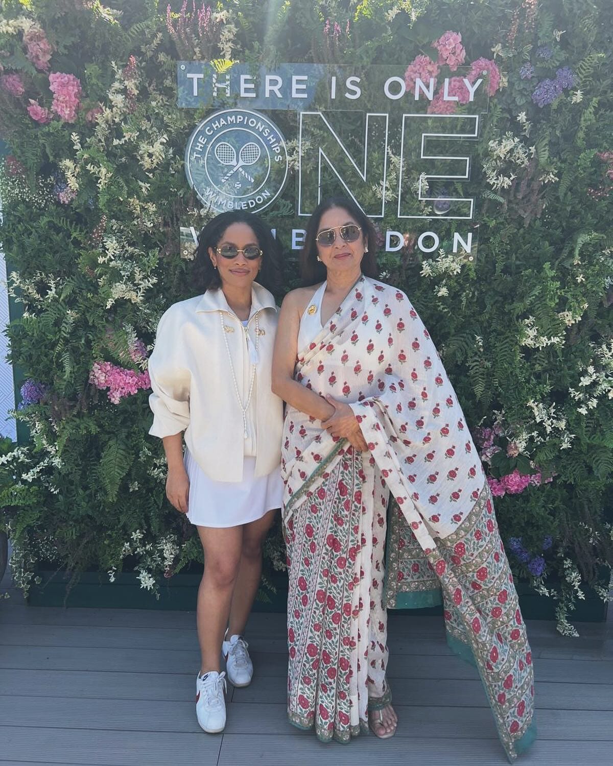 Neena Gupta, Masaba Gupta at Wimbledon 2025 Neena Gupta, Masaba Gupta at Wimbledon 2025