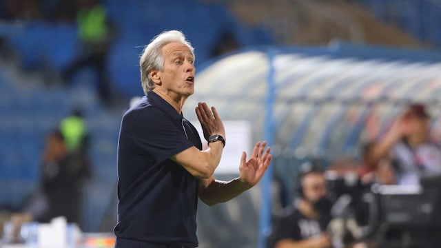 Jorge Jesus is familiar with the Saudi League, having coached Al-Hilal previously. (AFP)