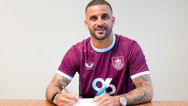 Kyle Walker signing for Burnley (X)