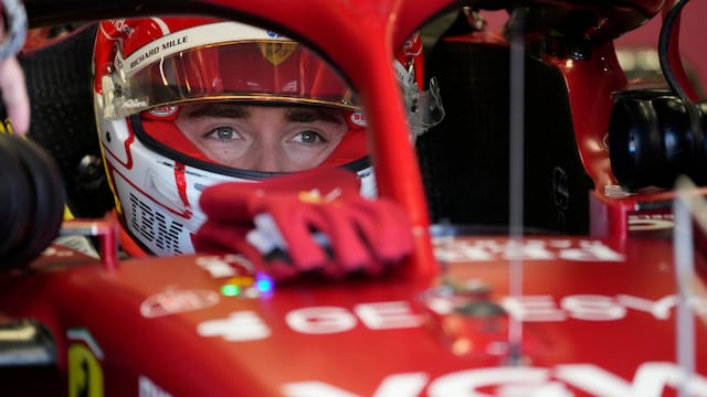  Charles Leclerc at Ferrari (AP)