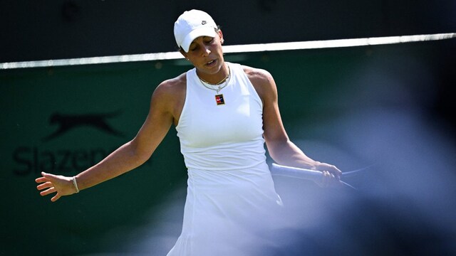 Madison Keys at Wimbledon (AFP)
