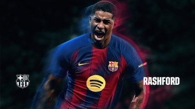 Marcus Rashford is officially a Barcelona player now (X)