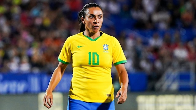Legendary Brazilian footballer Marta (X)