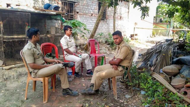 A file photo showing police officers in West Bengal (PTI)