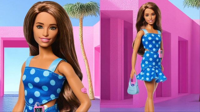 Mattel's 2025 Barbie Fashionistas line now includes a Barbie with Type 1 diabetes. (Image: Instagram/Barbie)