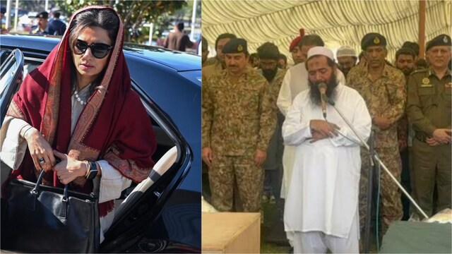Hina Rabbani (L) was quickly fact-checked by the Al Jazeera journalist. (AFP)