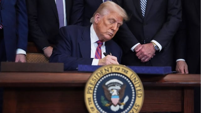 A file photo of US President Donald Trump (AP)