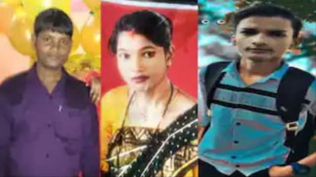 Deceased Vijay Chouhan/Accused woman Chaman Devi/her lover Monu Sharma (Photos: Social Media)