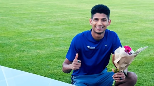 45 barrier in men's 800m, setting a new national record (Instagram)