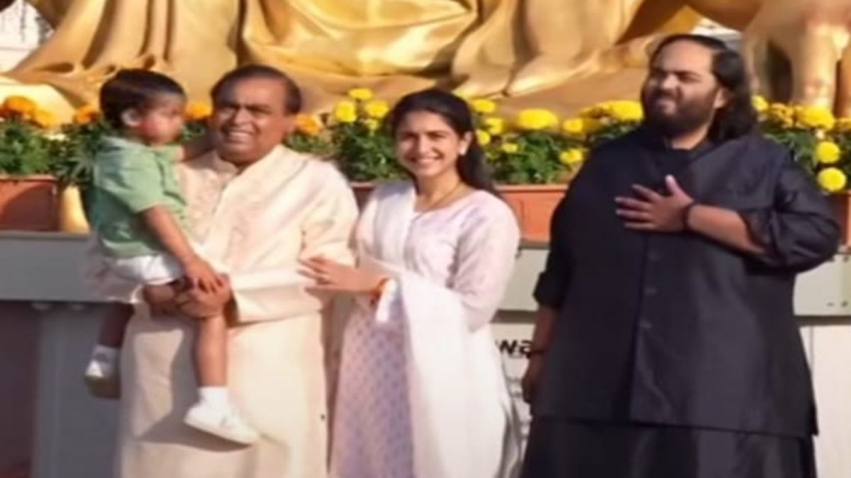 Ambanis Visit London Temple After First Wedding Anniversary