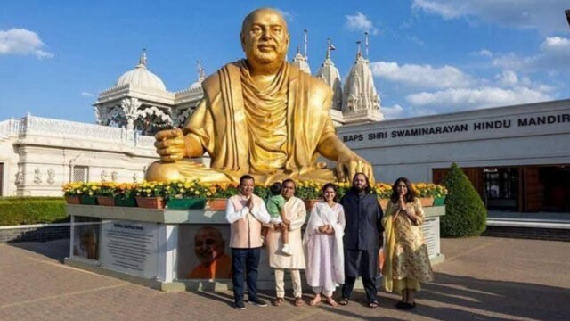 This spiritual visit occurred shortly after Anant and Radhika celebrated their first wedding anniversary on July 12. Image/News18
