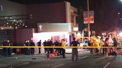 At Least 20 Injured After Car Plows Into Crowd In Los Angeles | World ...