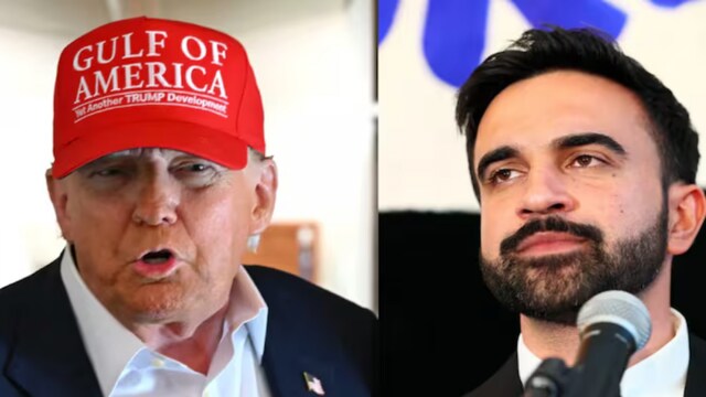 Donald Trump and Zohran Mamdani