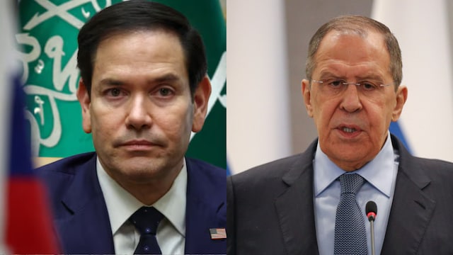US Secretary of State Marco Rubio meets Russian Foreign Minister Sergey Lavrov.