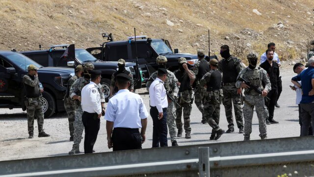 The disarmament ceremony was held inside the Jasana cave near the town of Dukan.