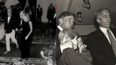 Jeffrey Epstein Seen In Archived Pics At Trump’s Wedding And Events