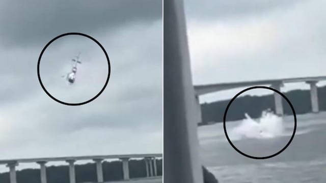 The AS355 helicopter crashed while performing a flypast (X)