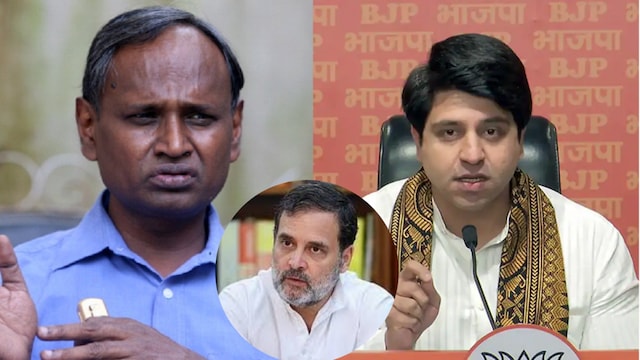 Congress leader Udit Raj and BJP leader Shehzad Poonawalla. (File)