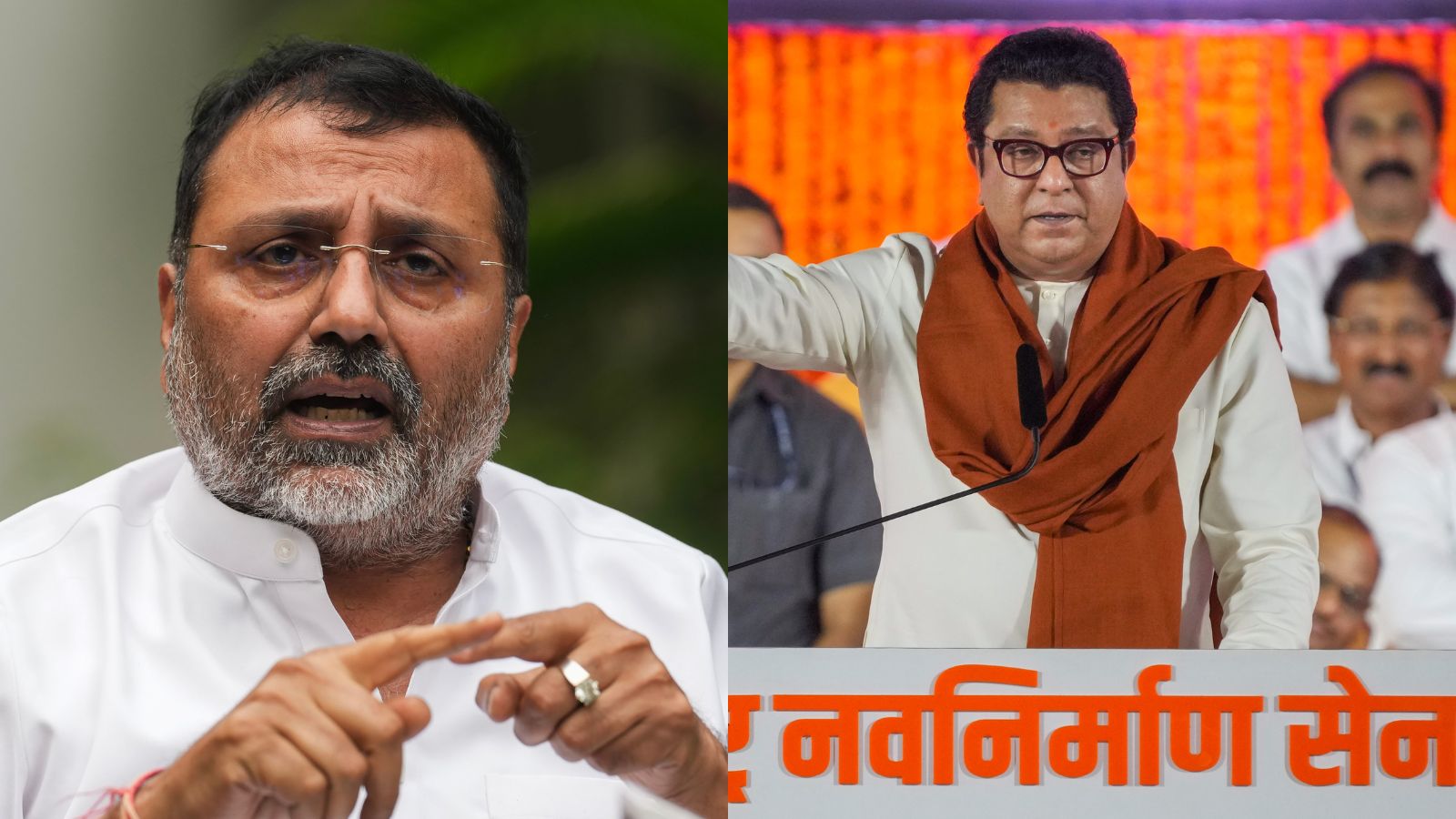 'Will Beat You...': Nishikant Dubey Dares Raj Thackeray To Visit UP, Bihar Amid Marathi Row