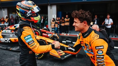 Oscar Piastri and Lando Norris are neck-and-neck in the 2025 championship battle so far (X)