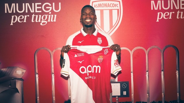 Paul Pogba with AS Monaco (X)