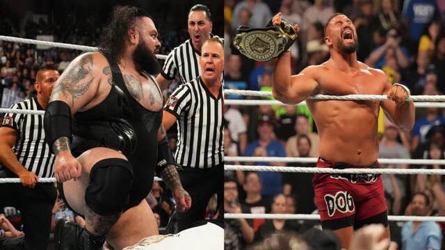 The Breakker (R) - Reed (L) duo won the WWE Raw main event. (WWE)