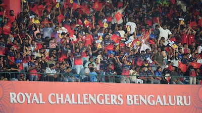Royal Challengers Bengaluru fans cheer for their team. (AP Photo/Aijaz Rahi)