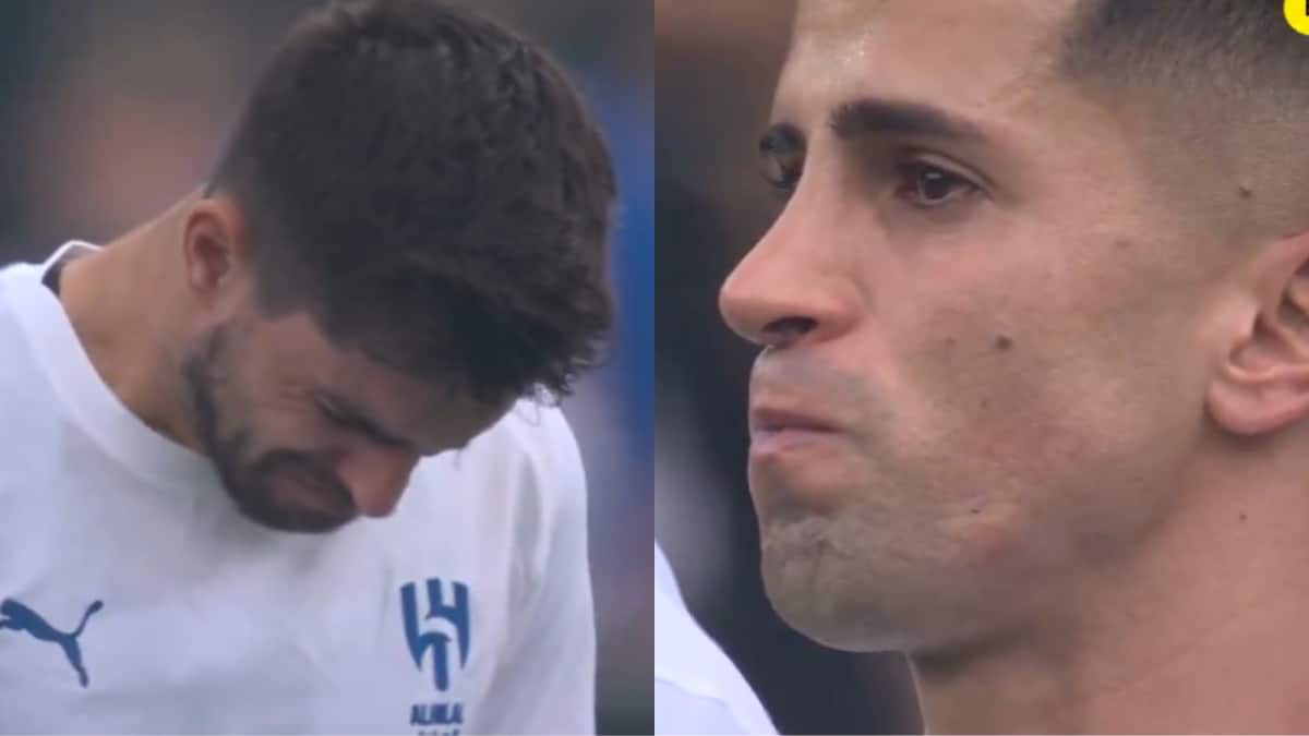 Watch: Cancelo, Neves Breakdown In Tears In First Match After Diogo Jota’s Death Watch: Cancelo, Neves Breakdown In Tears In First Match After Diogo Jota’s Death
