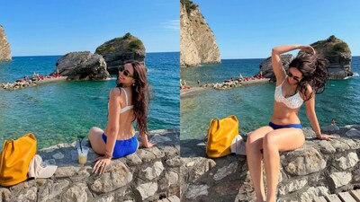 Sahiba Bali Slips Into A Very Stunning Bikini For Her Exotic Beach
