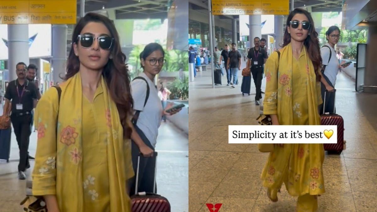 Samantha Ruth Prabhu Spotted in Mumbai, Exuding Elegance