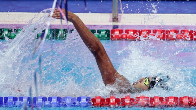 Indian swimmer Srihari Nataraj (PTI)