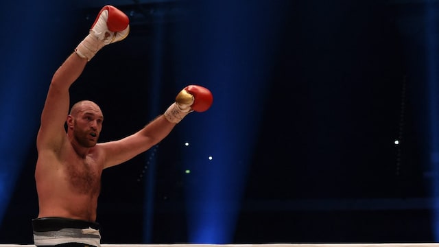 Tyson Fury could be seen in action again. (AFP)