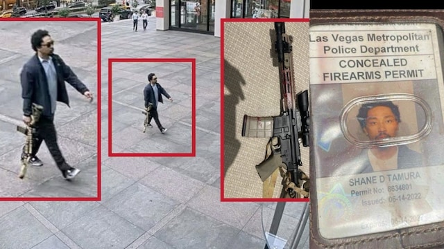 The shooter was gunned down by the cops. (Images X)