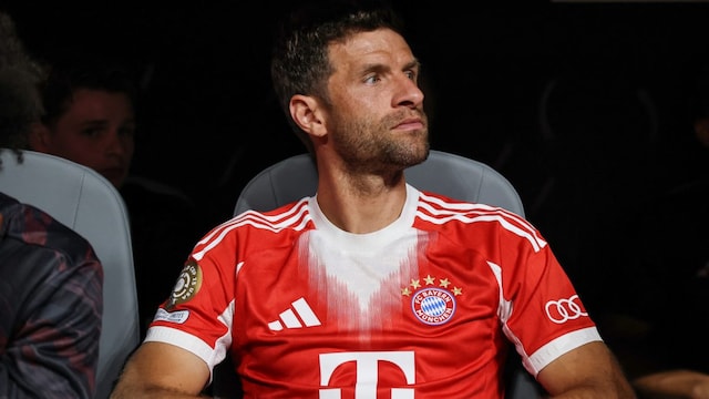 Thomas Muller is yet to reveal his future plans. (AFP Photo)