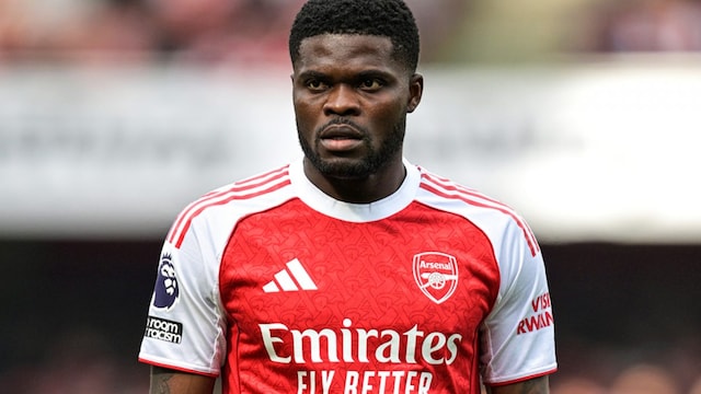 Thomas Partey during his Arsenal days (X)