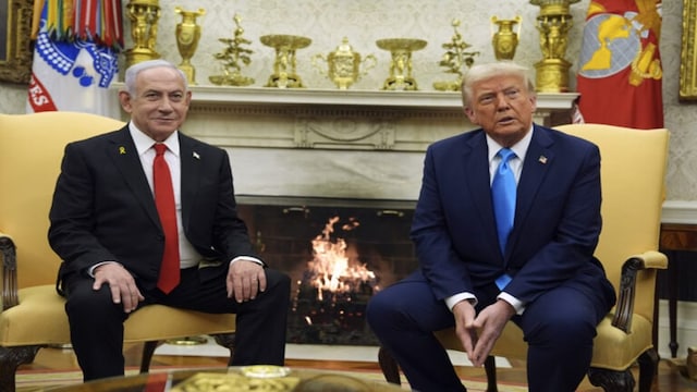 Israel Prime Minister Benjamin Netanyahu and US President Donald Trump. (AP/File Photo)