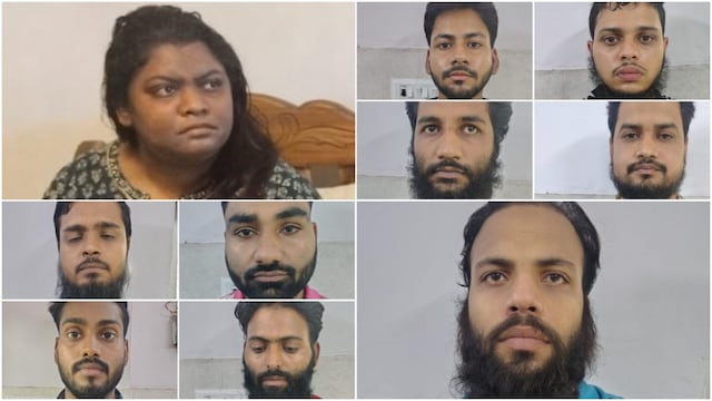 Out of the ten people arrested, three were caught in Rajasthan, two each in Uttar Pradesh and West Bengal, and one each in Delhi, Uttarakhand, and Goa.