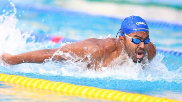 Indian swimmer Benediction Rohit. (X) 