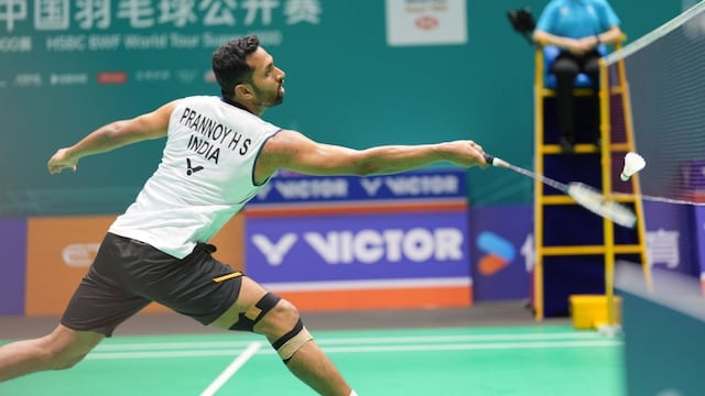 HS Prannoy. (X) 