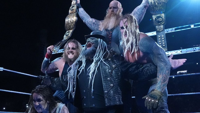The Wyatt Sicks defeated the Street Profits to win the Tag Team Championships. (X) 