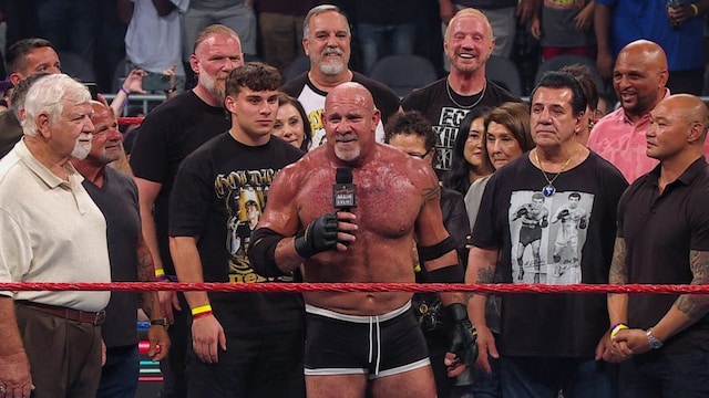 WWE legend Goldberg. (X) 