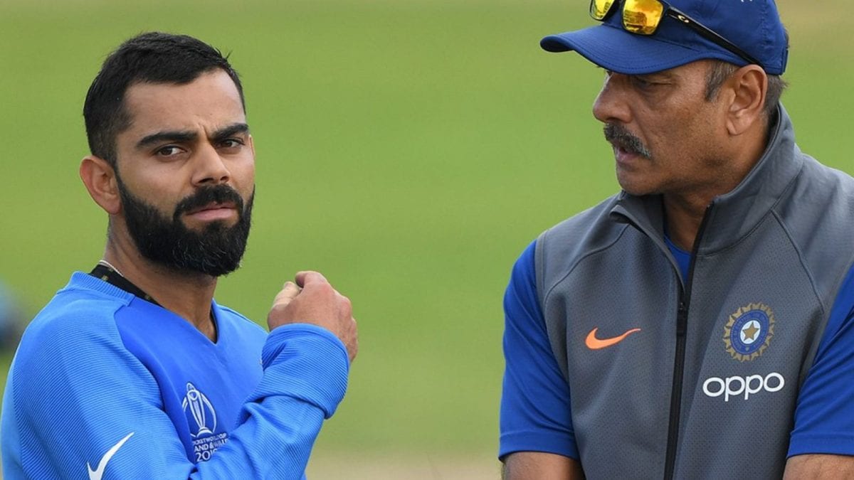 Kohli praises Shastri's role in his Test career development