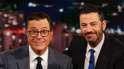 F**k you CBS...' Jimmy Kimmel Backs Stephen Colbert After 'The Late Show'  Cancellation | World News - News18