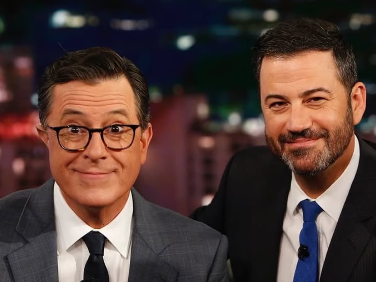 F**k you CBS...' Jimmy Kimmel Backs Stephen Colbert After 'The Late Show' Cancellation | World News - News18