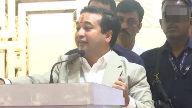 Maharashtra Minister Nitesh Rane. (ANI)