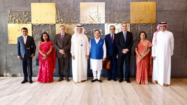Health Minister JP Nadda's Saudi Visit Ends. (Photo/PIB)