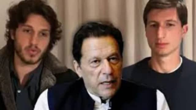 Imran Khan's sons, Suleman and Qasim, living in London with their mother Jemima Goldsmith, are pushing for his release from jail. (News18 Hindi)