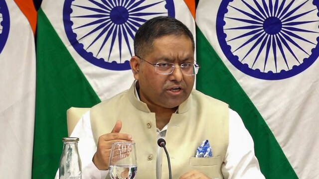 MEA Spokesperson Randhir Jaiswal. (File/PTI)