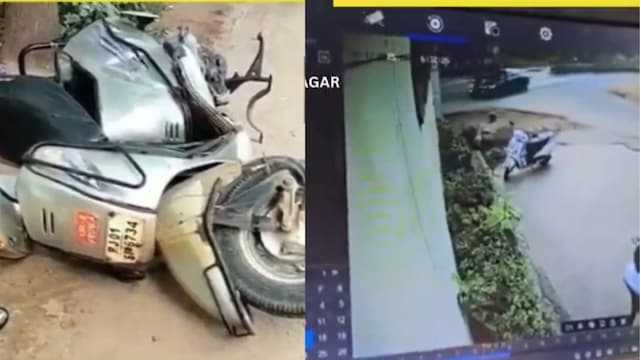 Gujarat Man Killed After 'Drunk' Driver Rams Speeding BMW Into Scooter. (X/@SayajiSamacharX)